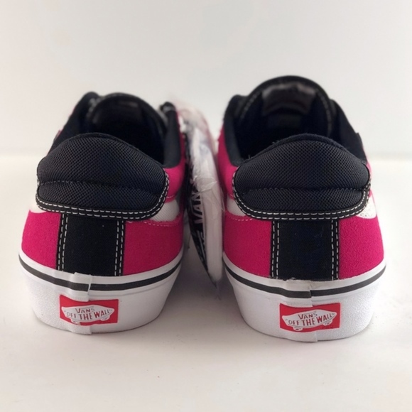 Vans TNT Advanced Prot Black/Magenta/White Shoes - Picture 7 of 7
